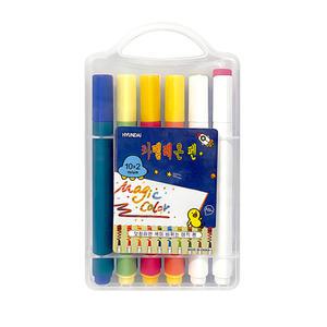 색깔이 바뀌는 신기한 컬러체인지 펜 카멜레온펜 싸인펜 요술 사인펜 (10+2본세트)