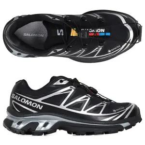 살로몬 25FW 블랙 실버 XT-6 GTX 고어텍스 스니커즈 L47450600 BLACK
