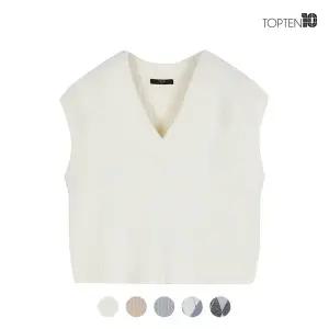 [탑텐] 여성 다우니 브이넥 베스트_MSC4ES2922