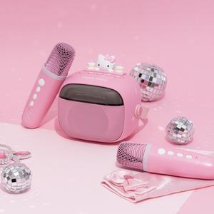 헬로키티 미니 블루투스 스피커 마이크 2개 세트