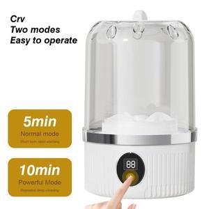 Underwear Washer with Laundry Cup Cordless Small Washing Machine Rechargeable Mini Special Washer fo