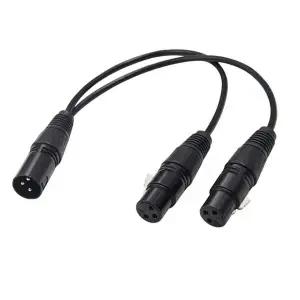 [벨톤]XLR 케이블 캐논 Y자 분배 마이크선 수-암암 3핀 SMC201 벨톤