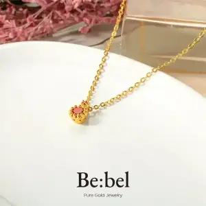 순금목걸이 3.75g(1돈) 24k 여자 루비 크라운 비벨