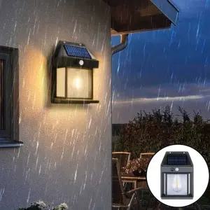 고품질 LED 태양열 램프 실외 벽부등 방수 센서등 외부 조명 현관센서등 태양광정원등 조명등 (WFJ93GS)