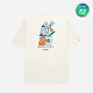 요넥스 배드민턴 오버핏 캐주얼 반팔 티셔츠 253TS034U