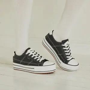 [스프리스]여성 스티치통굽 키높이 스니커즈_2종택1