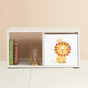 우아미가구 이라 화이트 수납책장 1단2칸