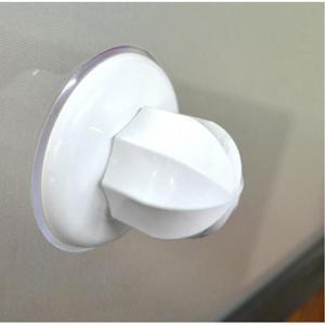 [2개구성] 흡착식 욕실 거울 미닫이 샷시 유리 창 문 손잡이 베란다 보조 핸들