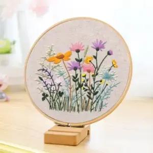 DIY프랑스자수패키지(야생화)공예자수도안자수틀 DIY자수 프랑스자수