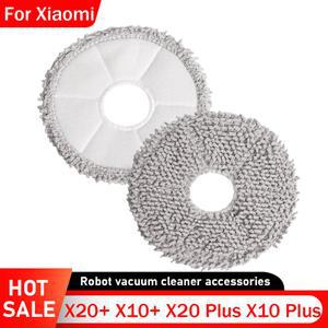 [호환] Xiaomi 로봇 진공 X20 X10 X20 Plus X10 Plus 부품 걸레 패드 교체와 호환되는 걸레 액세서리