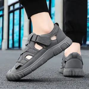 남성스포츠샌들 계곡 등산용 샌달 남자아쿠아트레킹샌들 운전용 그레이