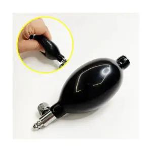 스텐 고무 혈압계 손펌프 수동 공기 펌프 혈압계용 스포이드 교체용 호환 혈압기 부속품