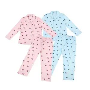 [갤러리아] 비비안 베이비밍크극세사 토끼프린트 커플잠옷 WP6058/MP6058