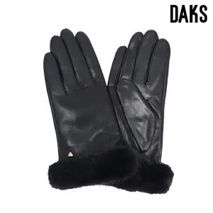 닥스 손목 밍크퍼 포인트 프리미엄 여성 가죽장갑GBO234O