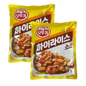 오뚜기 하이라이스소스 1kg 2개