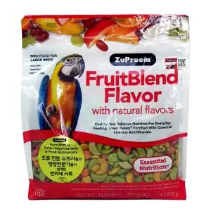 쥬프림 후르트블렌드 대형조 과일펠렛 907g 아마존 금강앵무 뉴기나아 대형앵무새사료 새사료 새먹이
