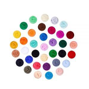 펫돌 양모펠트 양모 패키지 36색 각5g