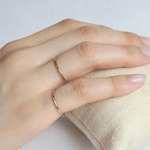 14k 미니골드실반지 실금 우정링 가이드링 반지