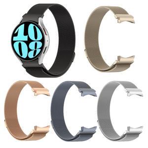 갤럭시워치7 6 클래식 5 프로 4 FE 원터치 밀레니즈루프 스트랩 밴드 메탈 시계줄 날개형