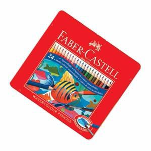파버카스텔 수채화 색연필 틴케이스 24색 초등학생색연필