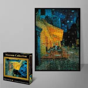 명화 1000피스 직소 퍼즐 LUAZ-PS (밤의 카페 테라스)/1000조각퍼즐/고흐퍼즐/성인취미퍼즐/인테리어퍼즐