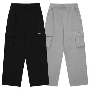 [에꼴리에] 여자 겨울이월 분또기모 와이드카고바지(24D0282)