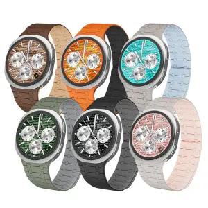 [캘릭스]갤럭시워치8 클래식 호환 실리콘 마그네틱 스트랩 밴드 시계줄