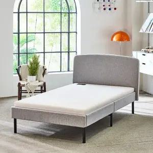 [온열침대] 현대의료기 조이 라이트그레이 슈퍼싱글 메리황토숯볼 흙침대 GS