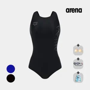 아레나 실내 여성수영복 모노마크 원피스 U백 A5FL1LD03