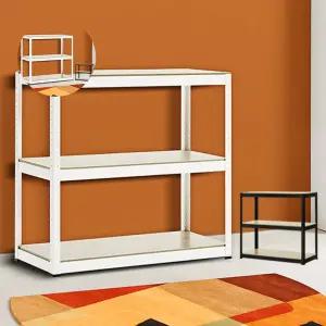 (제스트)무볼트앵글90 90 3단 경량렉 창고 진열대 조립식선반