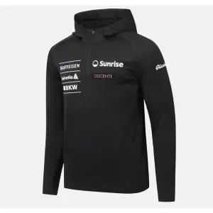 [데상트] 스위스 스키 기모 후드 티셔츠 B1 SQ421SHDO1 BLK0 LBEG