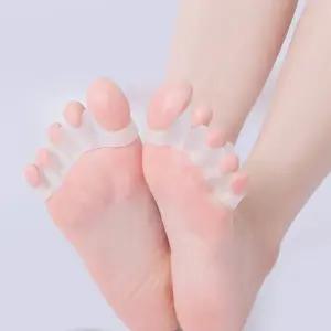 발가락 보호 링/밴드/골무/고정/교정기/펼치기/사이/벌리기/끼우개/의료기/분리기/고정대/고정기/관리