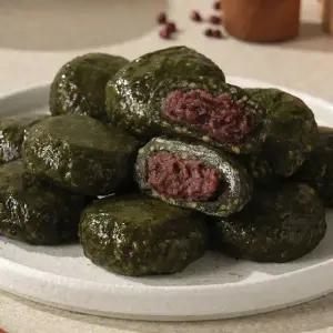 (강)떡미당 제로당현미쑥찹쌀떡 600g 2팩