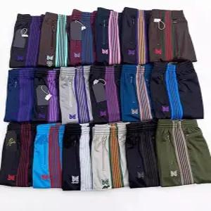 니들스 남성 자수 와이드 팬츠 조거 니트 남자패딩