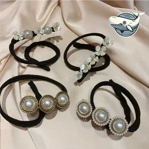 올림머리 업스타일머리끈 조리개형 똥머리끈