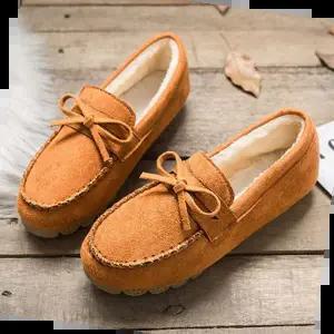 운동화 신발 겨울 슈즈 양털 털 로퍼 모카신 리본 기모 단화