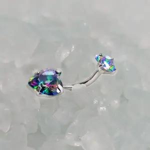 [콩심팥심]식스미 다이나믹 하트 3종 배꼽 피어싱