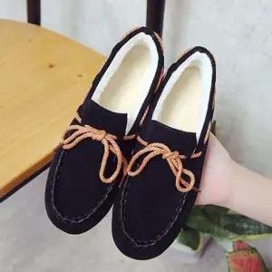 [라일리] Rly 털모카신 털로퍼 여성 단화 2컬러 방한화 여성신