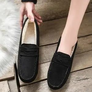 [라일리] Rly 털 모카신 양털 로퍼 방한 신발 슈즈 단화 기모