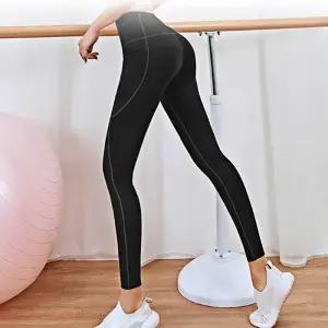 [아우트]팬츠 하이웨스트 레깅스 블랙 운동복 의류