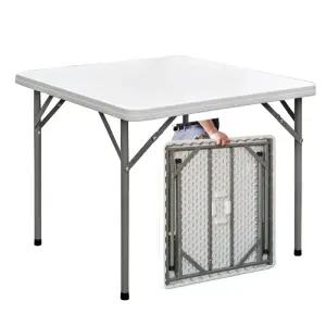 야외 접이식 테이블  폴딩 파라솔 행사 탁자  플라스틱테이블  철제 캠핑