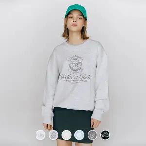 325510 여 라운드넥 그래픽 프린트 맨투맨