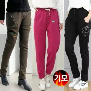 [스타일샵간지] 여성 기모바지/트레이닝/밴딩/와이드/골덴 팬츠