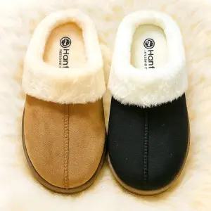 행텐 / 여성 겨울슬리퍼 방한화 털슬리퍼 털실내화 털신발 실내화