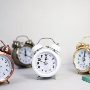 무소음 해머벨 탁상시계 자명종 시계