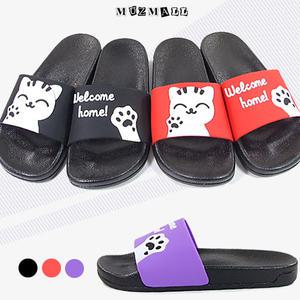 [뮤즈몰] DY216 / 푹신푹신 여성 고양이 쿠션슬리퍼/사무실/실내/뮬/여름/비치/학생/냐옹이/신발/B216