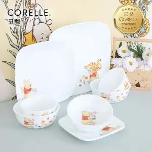 곰돌이푸 사각 2인 10P 홈세트