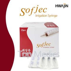 화진 세정용 주사기 60ml 관장용 주사기 25개입