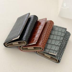 옴니아 소가죽 남성 빈트 키홀더지갑 스마트키케이스 가죽키홀더