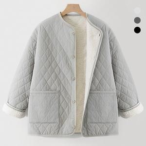 [엠엔씨][MNC] 뽀송양털 다이아 퀄팅자켓 (MDPD169MJ)